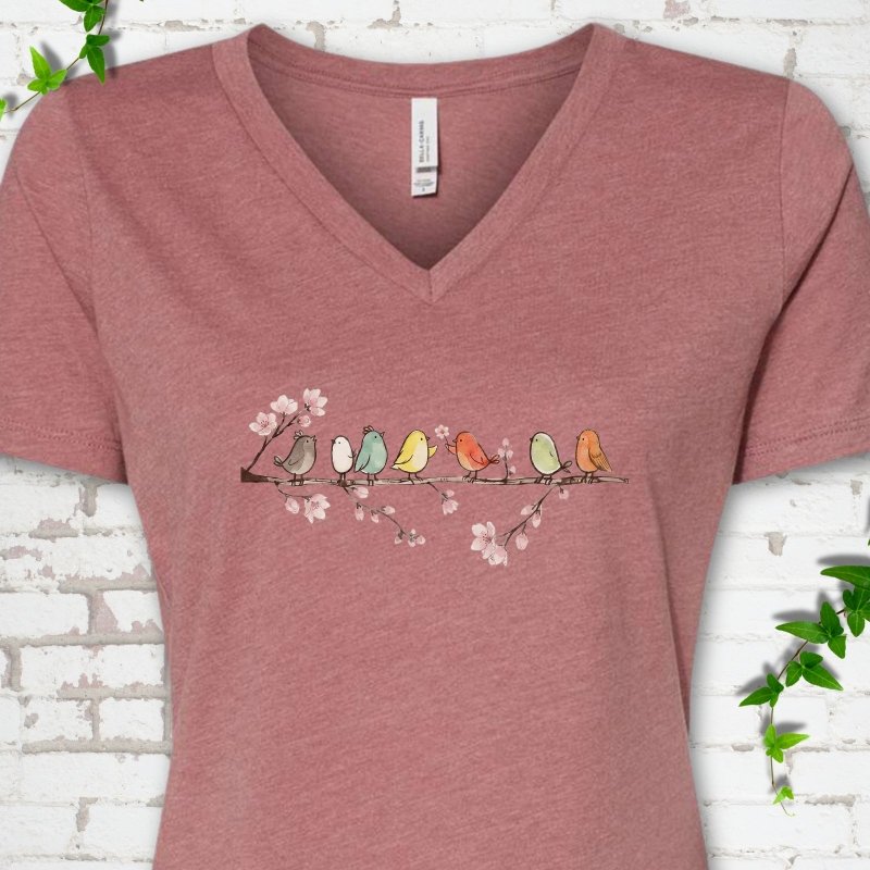 Blossom Buddies V-Neck T-Shirt