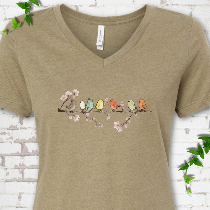 Blossom Buddies V-Neck T-Shirt