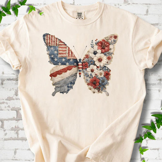 America Butterfly T-Shirt