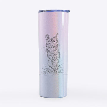 Bobcat - Lynx rufus - 20oz Skinny Tumbler
