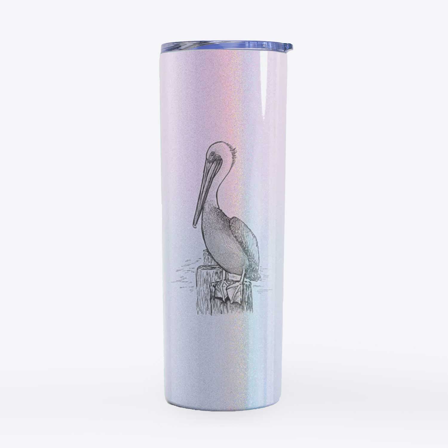 Pelecanus occidentalis - Brown Pelican - 20oz Skinny Tumbler