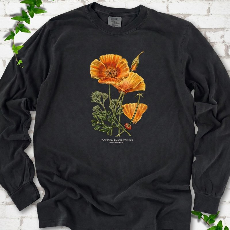 California Poppy LS T-Shirt
