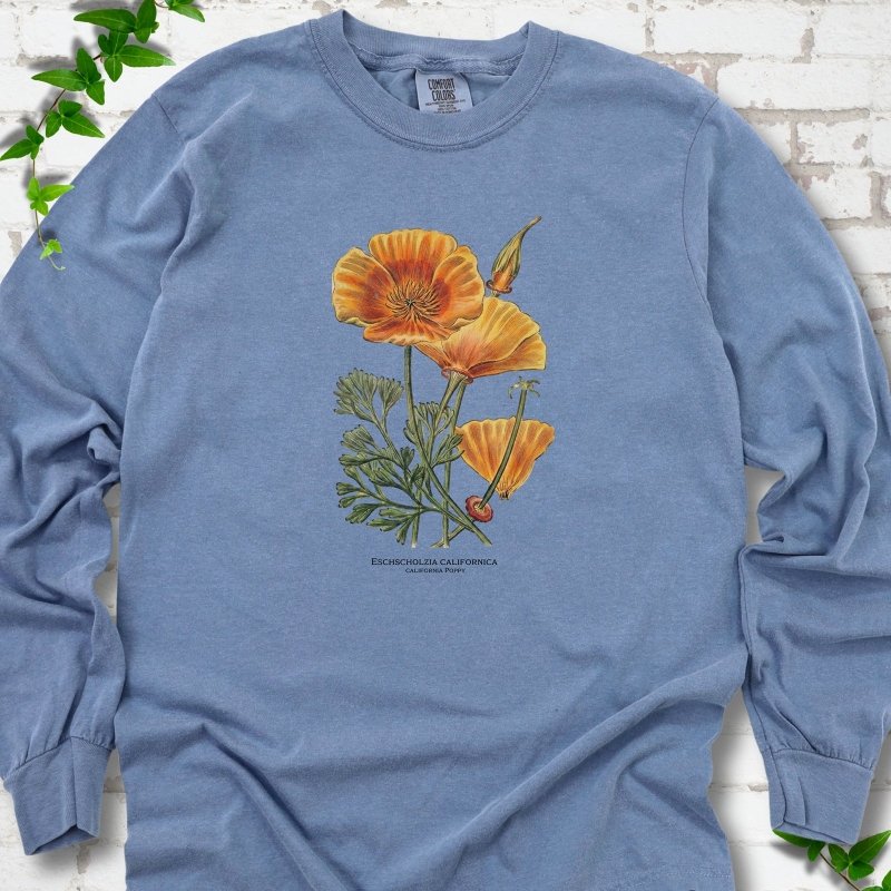California Poppy LS T-Shirt