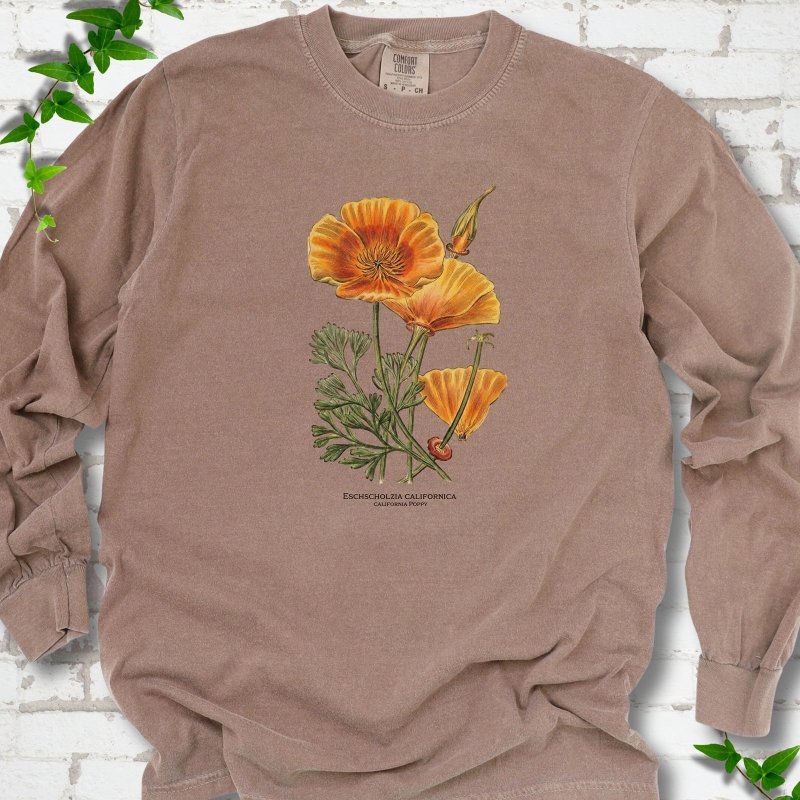 California Poppy LS T-Shirt