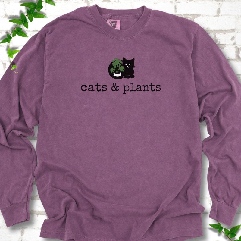 Cats & Plants LS T-Shirt