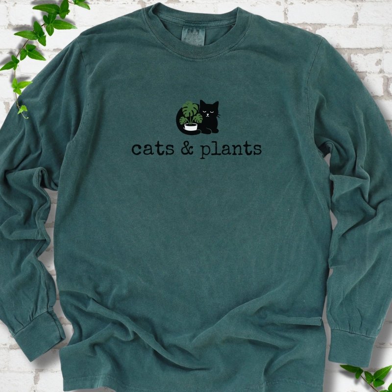 Cats & Plants LS T-Shirt