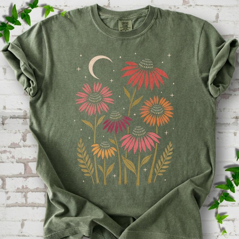 Celestial Coneflowers T-Shirt