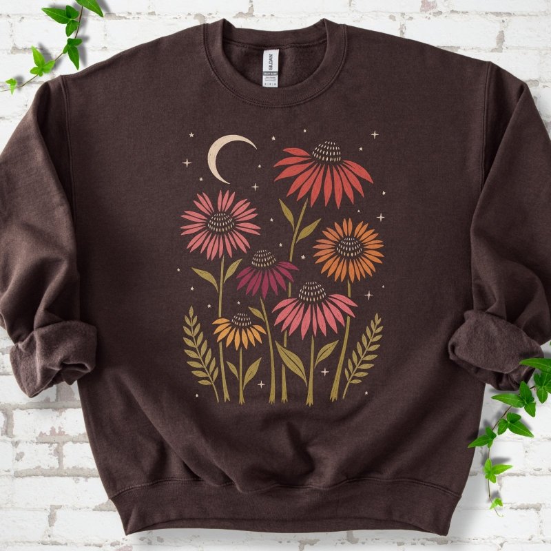 Celestial Coneflowers Sweatshirt