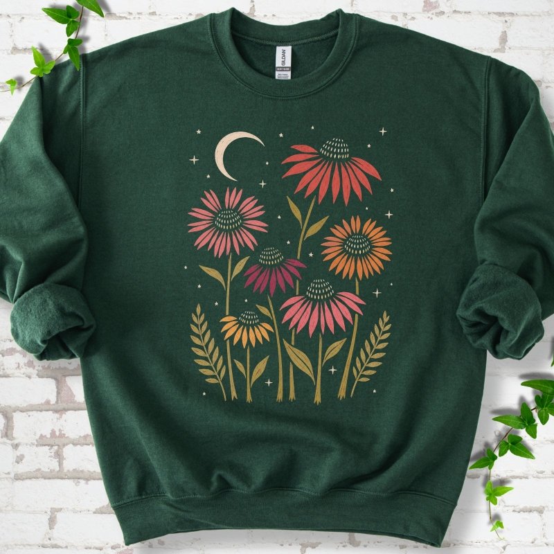 Celestial Coneflowers Sweatshirt