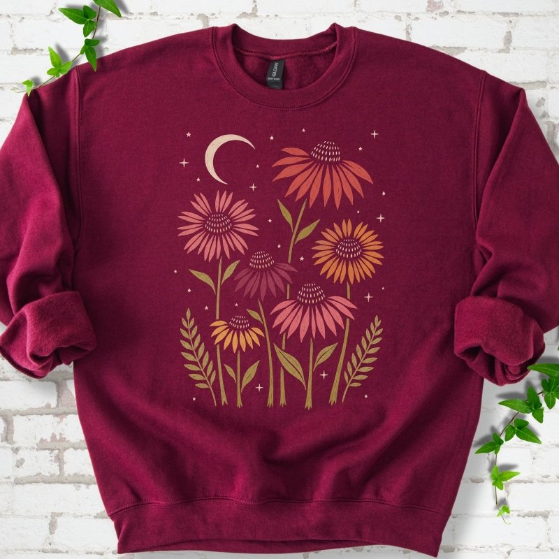 Celestial Coneflowers Sweatshirt