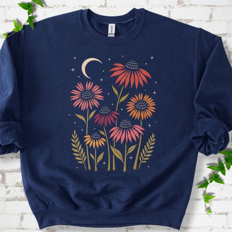 Celestial Coneflowers Sweatshirt