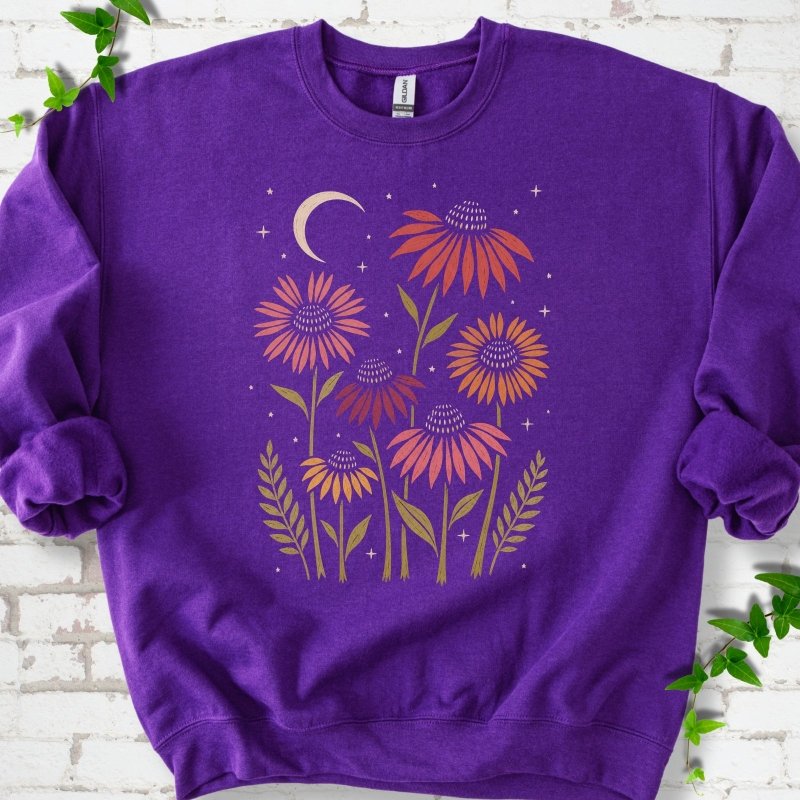 Celestial Coneflowers Sweatshirt