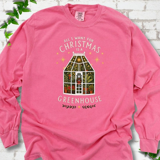 Christmas Greenhouse LS T-Shirt