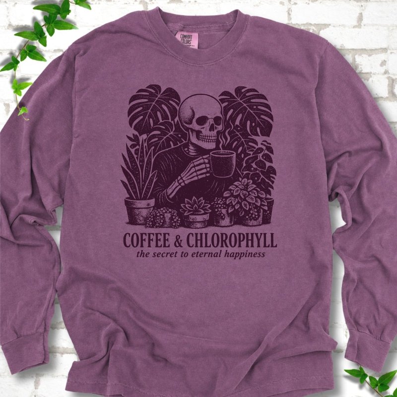 Coffee & Chlorophyll LS T-Shirt