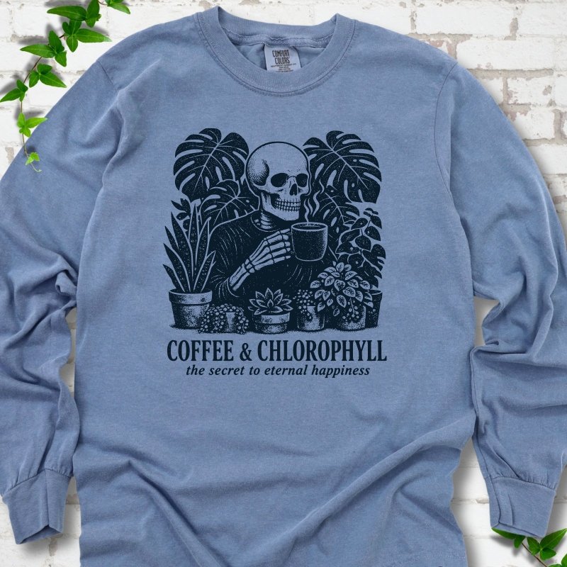 Coffee & Chlorophyll LS T-Shirt
