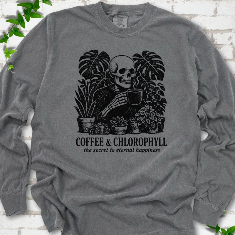 Coffee & Chlorophyll LS T-Shirt