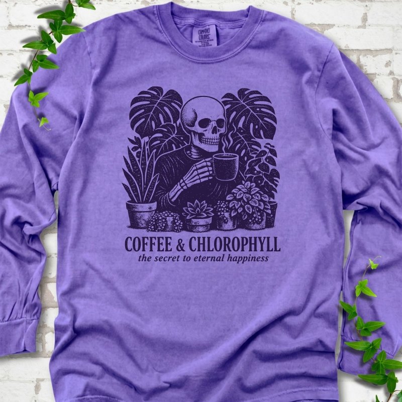 Coffee & Chlorophyll LS T-Shirt
