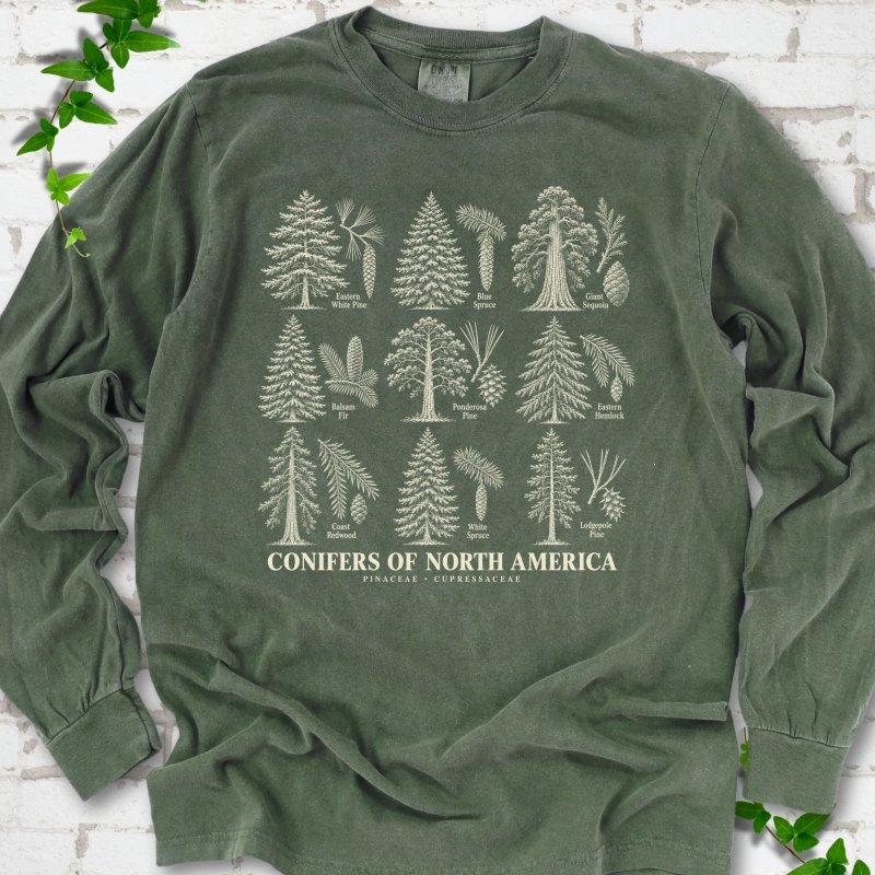 Conifers of North America LS T-Shirt