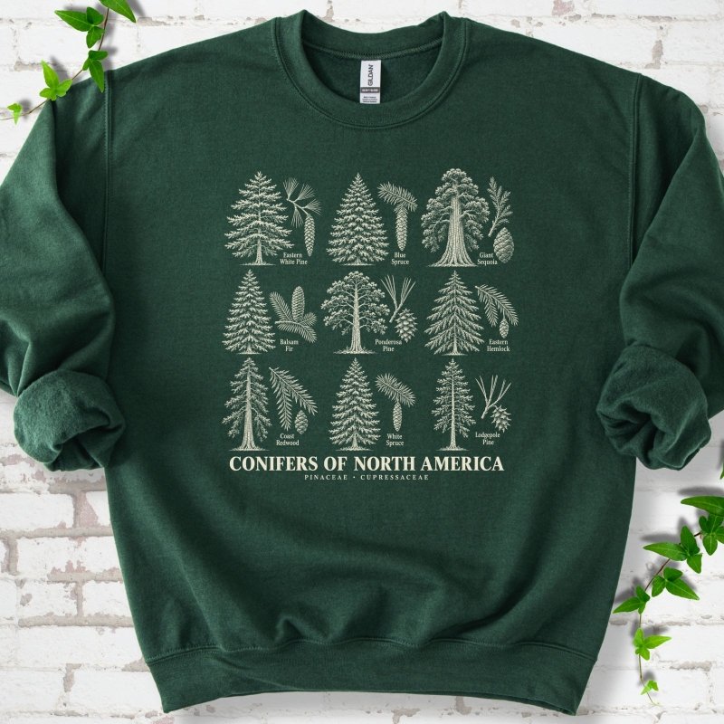 Conifers of North America Sweatshirt