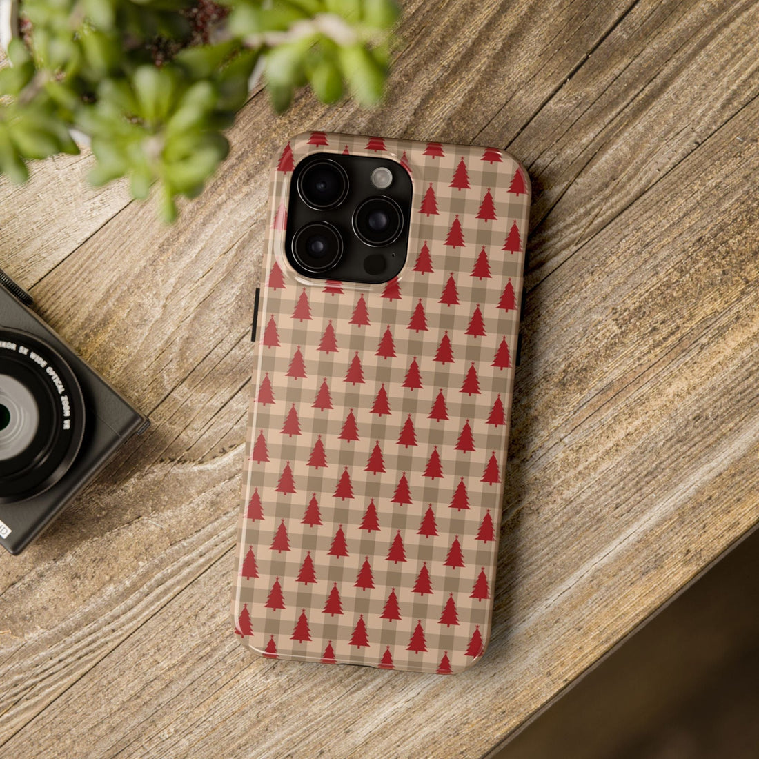 Plaid Tree Phone Case