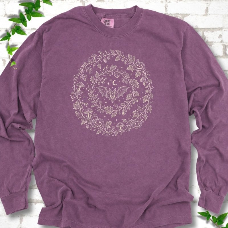 Enchanted Autumn Wreath LS T-Shirt