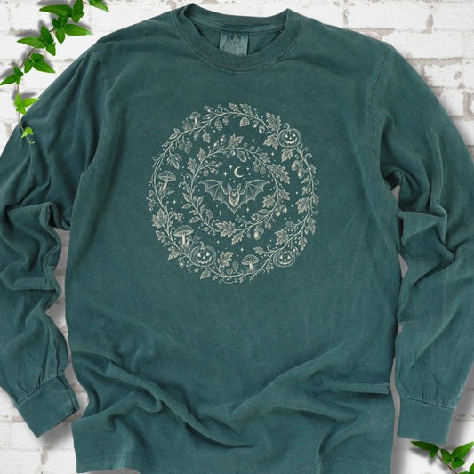 Enchanted Autumn Wreath LS T-Shirt