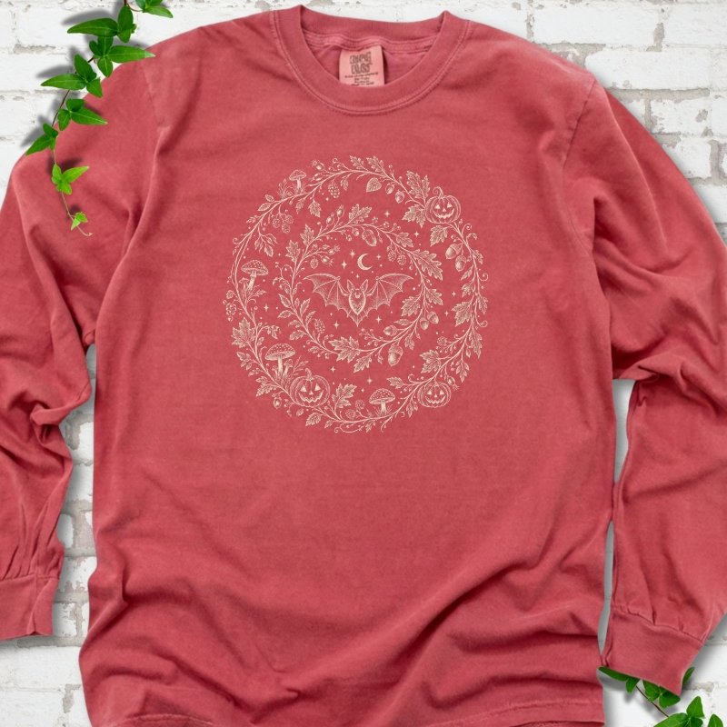 Enchanted Autumn Wreath LS T-Shirt