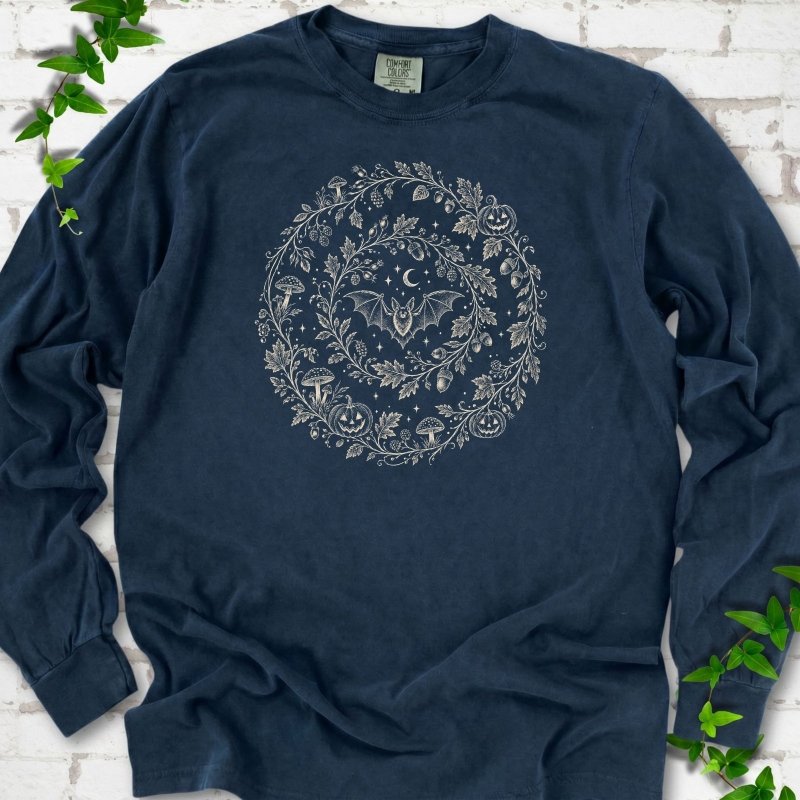 Enchanted Autumn Wreath LS T-Shirt