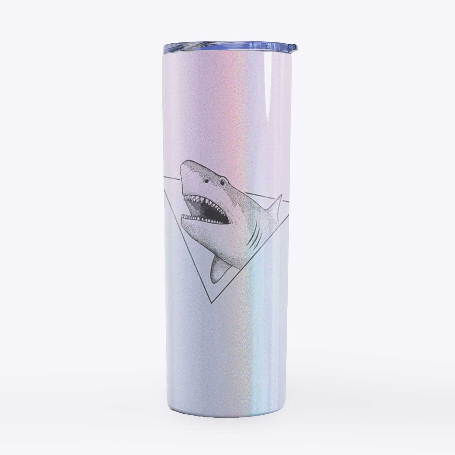 Great White Shark Triangle - 20oz Skinny Tumbler