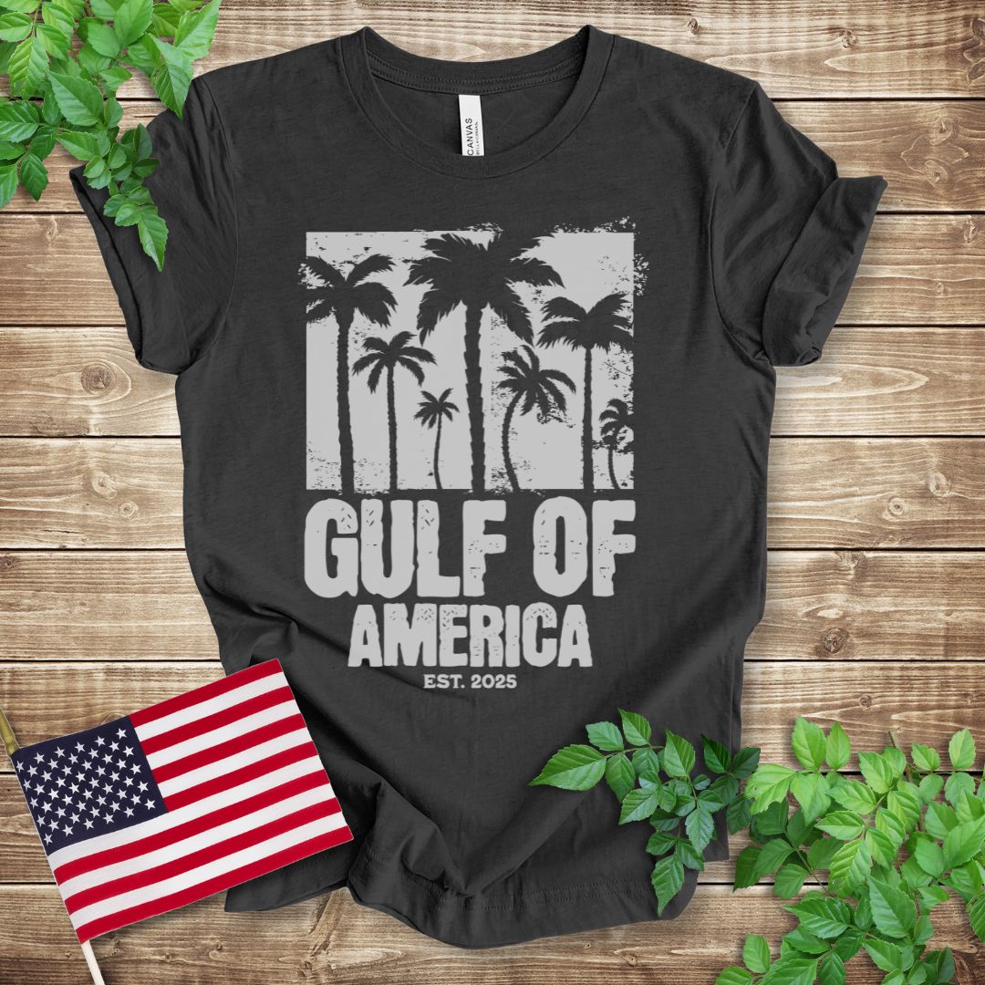 Gulf of America Palm Trees T-shirt