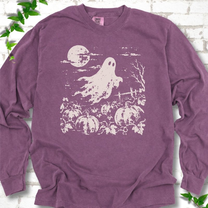 Haunted Pumpkin Patch LS T-Shirt