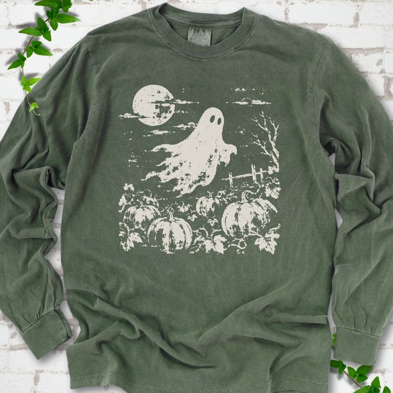 Haunted Pumpkin Patch LS T-Shirt