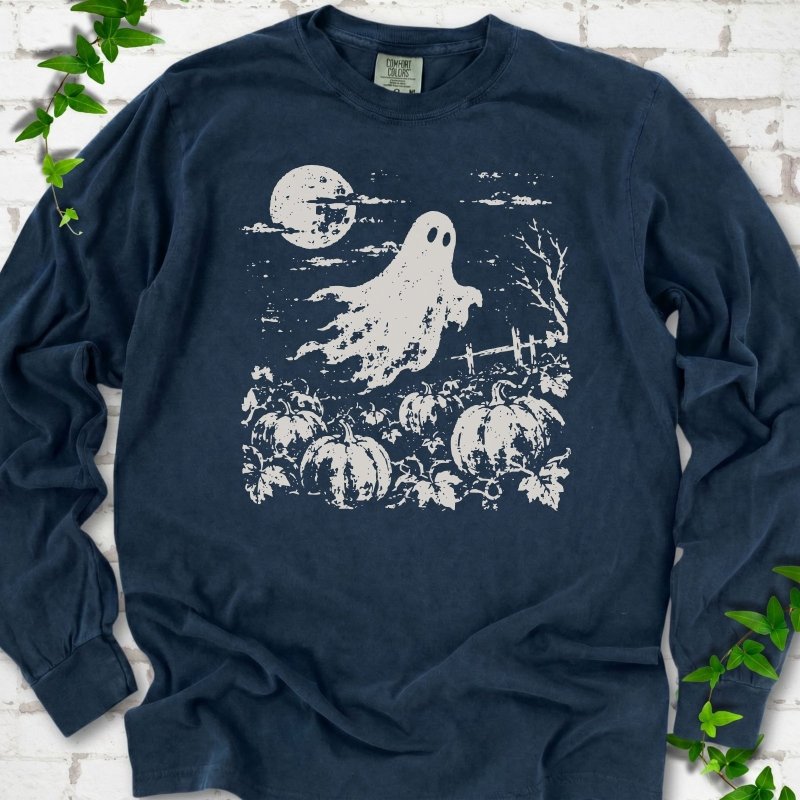 Haunted Pumpkin Patch LS T-Shirt
