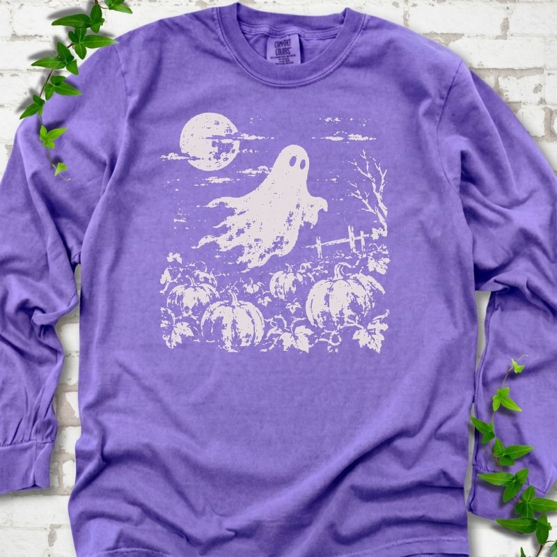 Haunted Pumpkin Patch LS T-Shirt