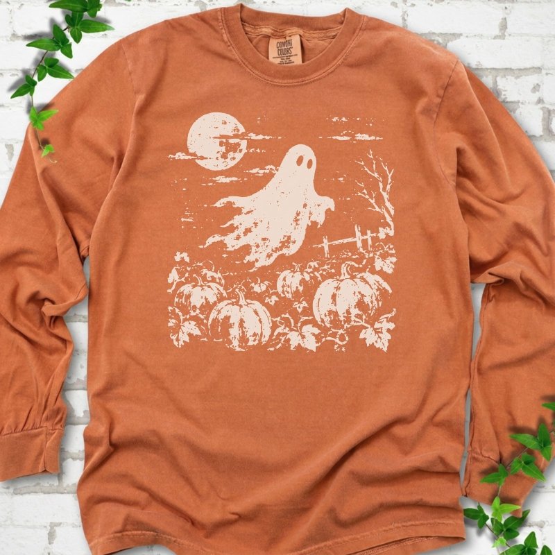 Haunted Pumpkin Patch LS T-Shirt