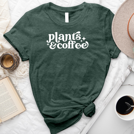 Plants And Coffee Unisex Tee