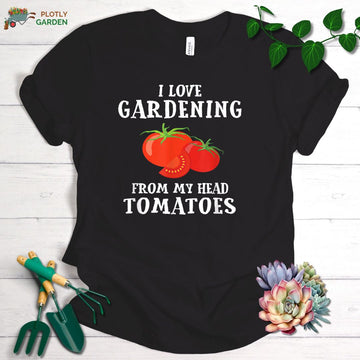 Funny Pun Head Tomatoes Unisex Premium Tee