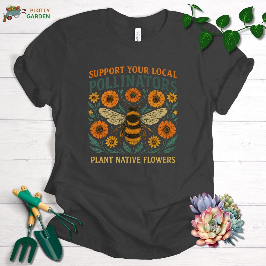 Support Your Local Pollinators Unisex Premium Tee