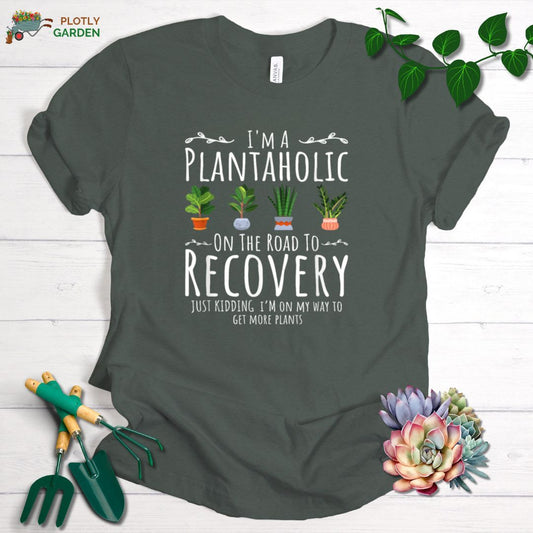 A Plantaholic On The Road To Recovery Unisex Premium Tee