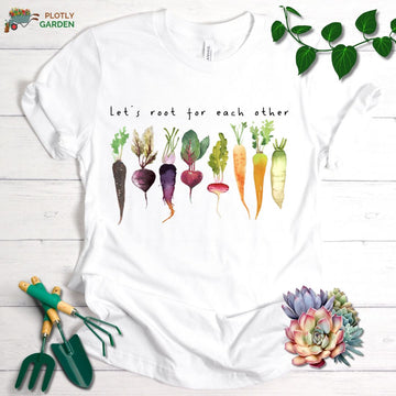 Plants Lovers Let's Root For Each Other Unisex Premium Tee
