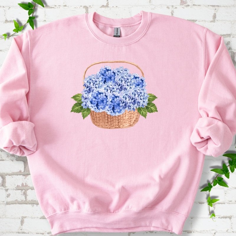 Hydrangea Basket Sweatshirt