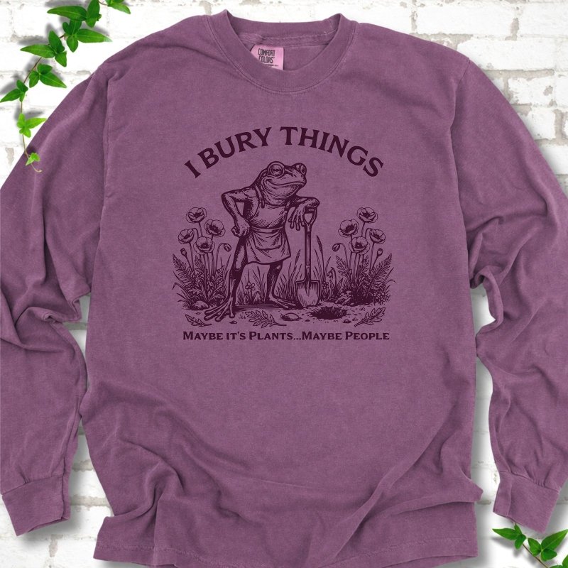 I Bury Things Frog LS T-Shirt