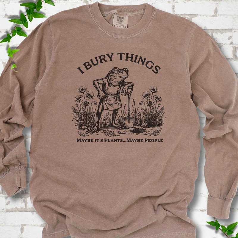 I Bury Things Frog LS T-Shirt