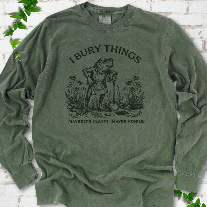I Bury Things Frog LS T-Shirt