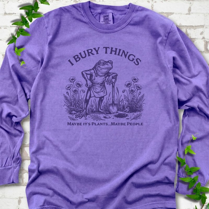 I Bury Things Frog LS T-Shirt
