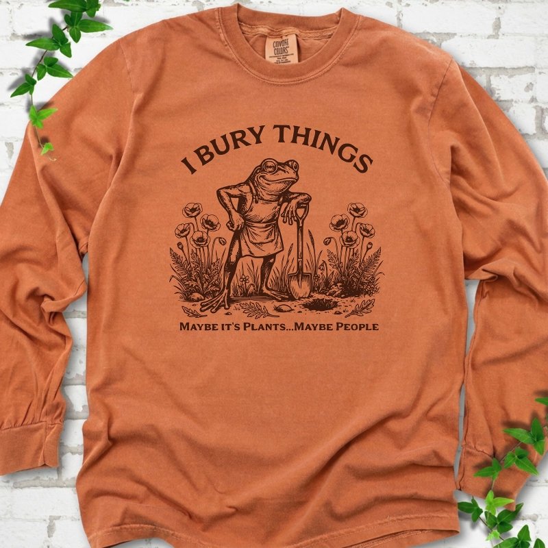 I Bury Things Frog LS T-Shirt