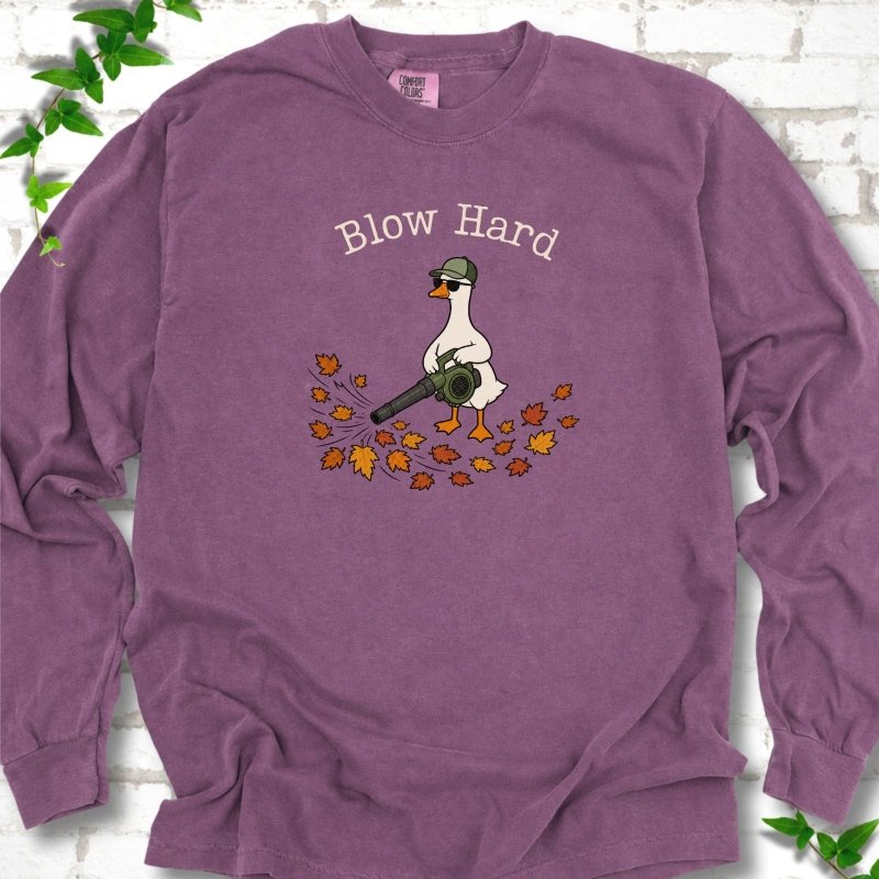 Leaf Blower Goose LS T-Shirt