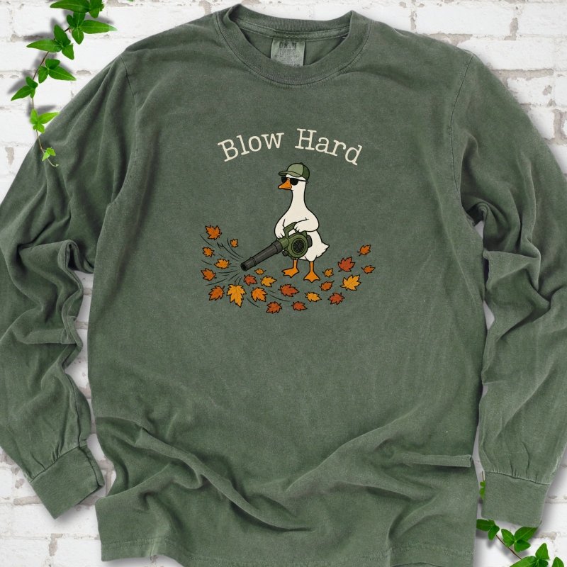 Leaf Blower Goose LS T-Shirt