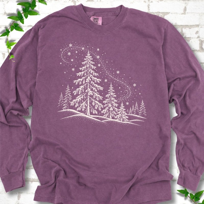 Magical Winter Forest LS T-Shirt