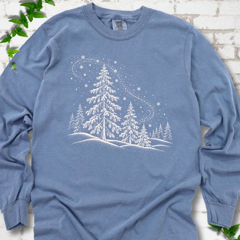 Magical Winter Forest LS T-Shirt